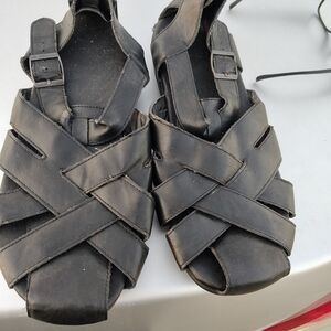 Thom McAn Black Men's Sandals